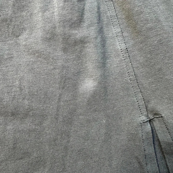 Lululemon Cotton Wrap-Front T-Shirt Dress Black - Picture 8 of 9